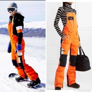 NEW PE Nation x DC Orange Ski / Snowboard Snow Overalls Bib Pants XS